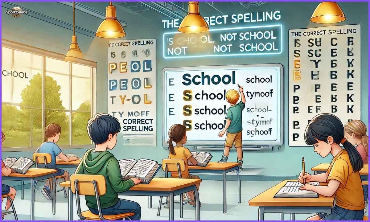 The Correct Spelling Is School Not School. Some Pe – Tymoff A Fun Guide to Avoid Spelling Mistakes